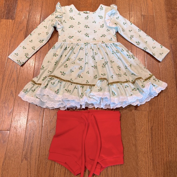 Love + Grow Christmas Dress and Shorts - Picture 1 of 3